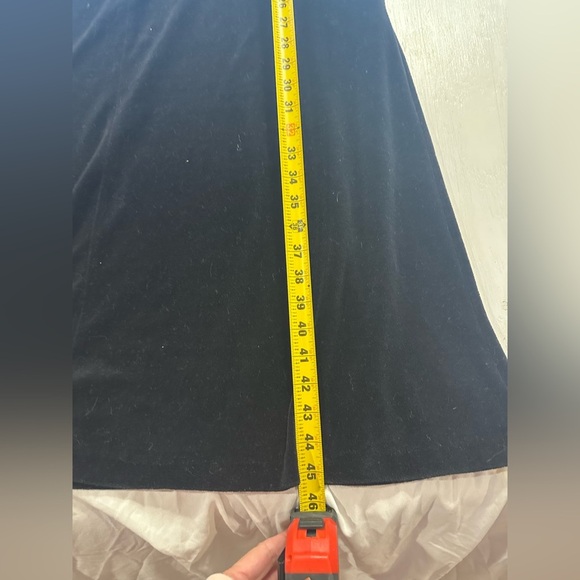 Vintage Kathleen Usherwood for Periphery Velvet Maxi Dress M USA Boho Glam - Picture 5 of 10